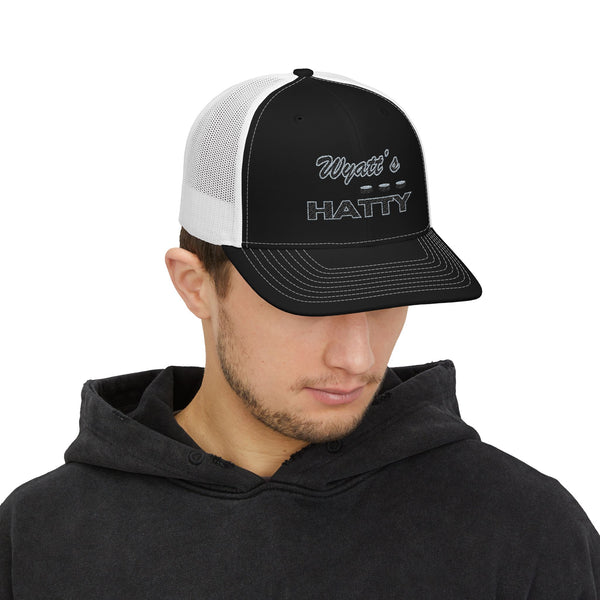 Personalized Hatty Trucker Cap - Retro Embroidered Snapback Hat