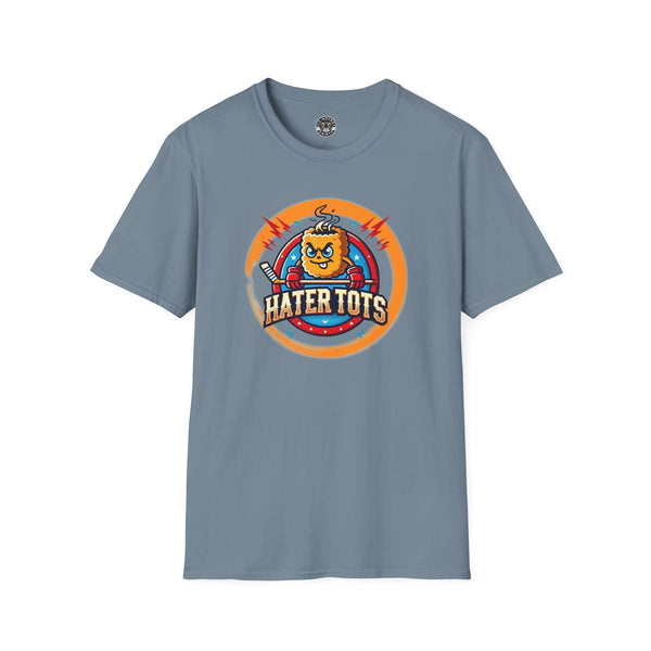 Funny Hockey Shirts | Hater Tots Vintage Style Team Logo T-Shirt