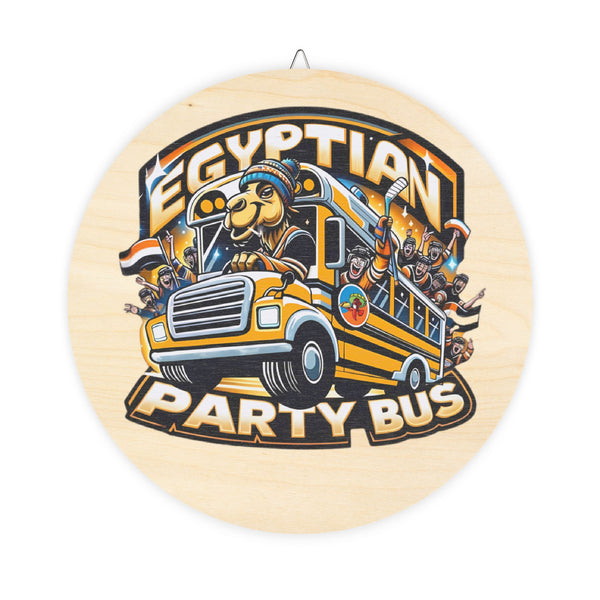 Egyptian Party Bus - Wood Signs