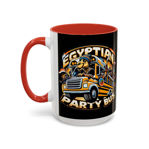 Egyptian Party Bus - Accent Coffee Mug - 11oz | 15 oz