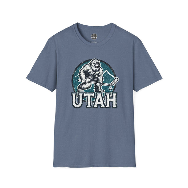 Utah Yeti Hockey Shirt | Vintage Style Hockey T-Shirt