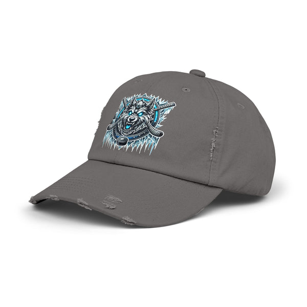 Icy Canine Power Hockey Hat - Frostbite Edition