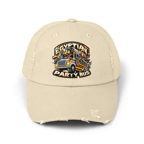 Egyptian Party Bus - Unisex Distressed Cap