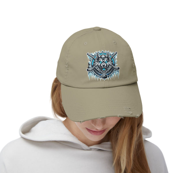 Icy Canine Power Hockey Hat - Frostbite Edition