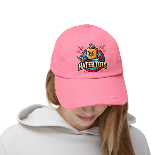 Funny Hockey Hats | Hater Tots Vintage Style Team Logo Cap