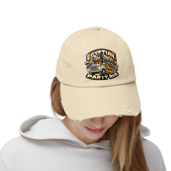 Egyptian Party Bus - Unisex Distressed Cap
