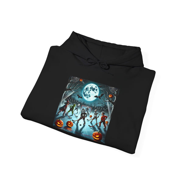 Halloween & Hockey Unisex Heavy Blend Hooded Sweatshirt