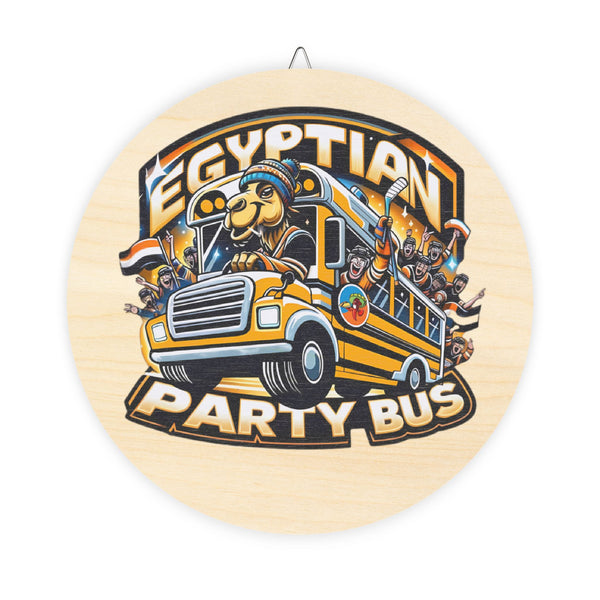 Egyptian Party Bus - Wood Signs
