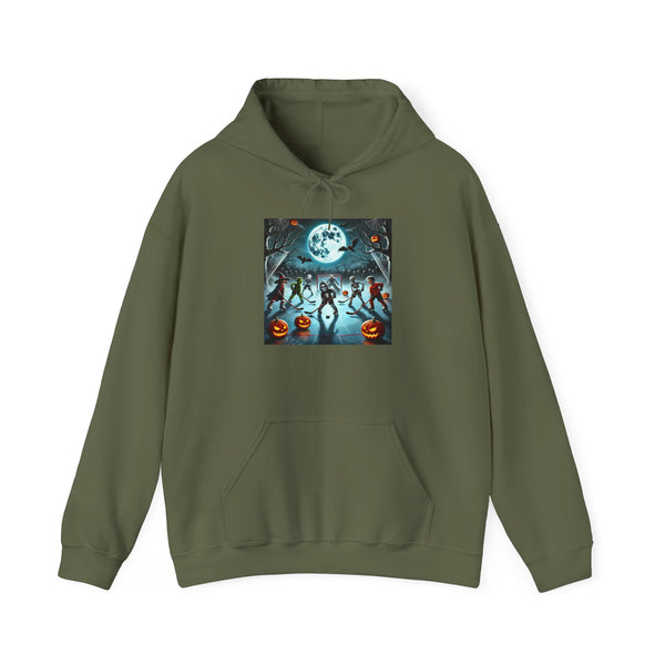 Halloween & Hockey Unisex Heavy Blend Hooded Sweatshirt