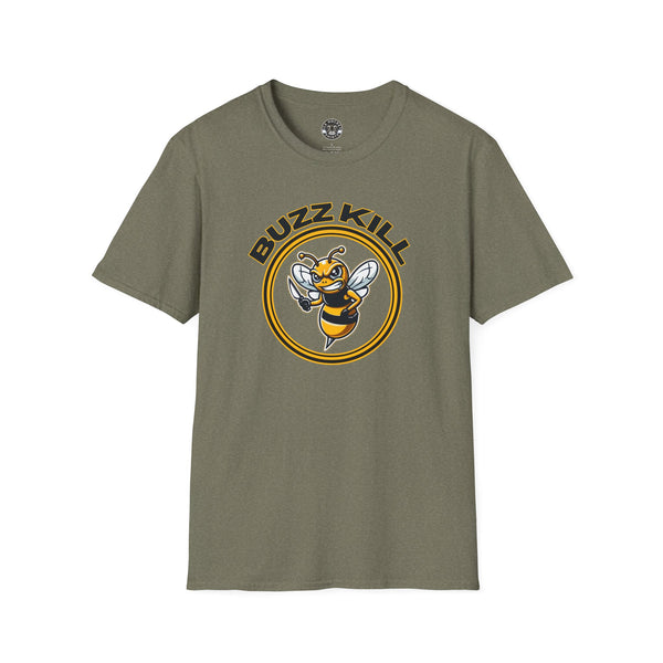 Bee Shirt | Buzz Kill Logo Style Design T-Shirt