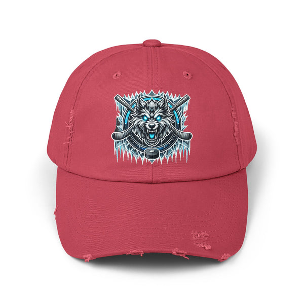 Icy Canine Power Hockey Hat - Frostbite Edition