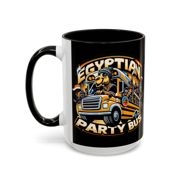 Egyptian Party Bus - Accent Coffee Mug - 11oz | 15 oz