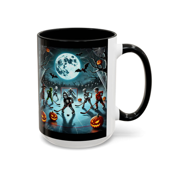 Halloween & Hockey - Accent Coffee Mug - 11oz | 15oz