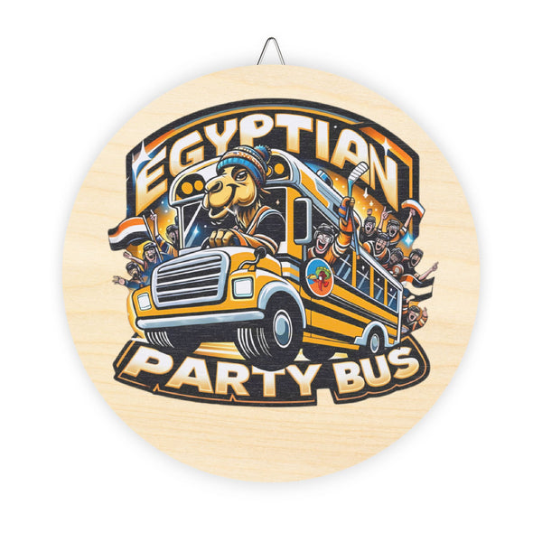 Egyptian Party Bus - Wood Signs