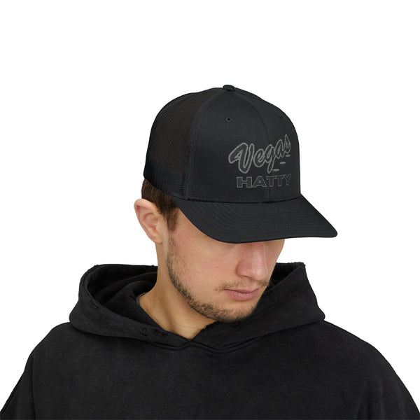 Vegas Hatty Hatrick Trucker Cap | Embroidered Snapback Hat