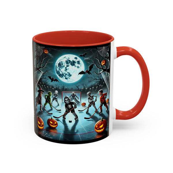 Halloween & Hockey - Accent Coffee Mug - 11oz | 15oz