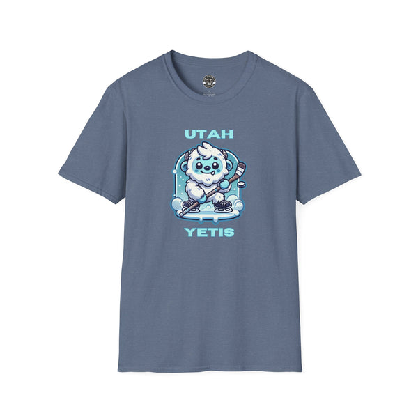 Cute Utah Yeti Hockey Shirt | Cute Yeti Hockey Player T-Shirt