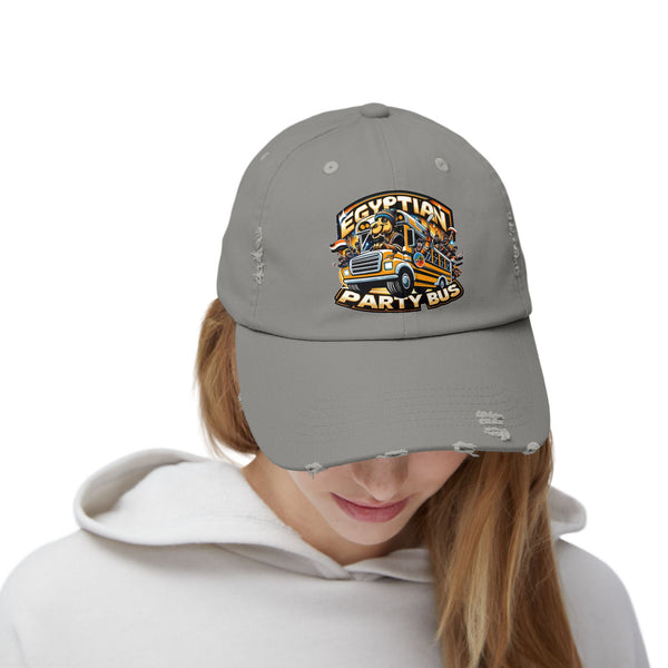 Egyptian Party Bus - Unisex Distressed Cap