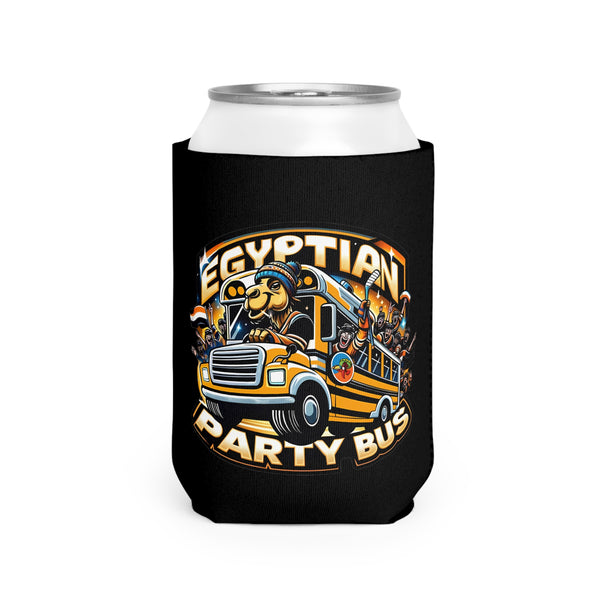 Egyptian Party Bus - Beer Can Cooler Sleeve Coozie