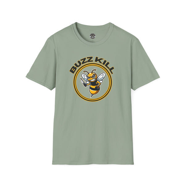 Bee Shirt | Buzz Kill Logo Style Design T-Shirt