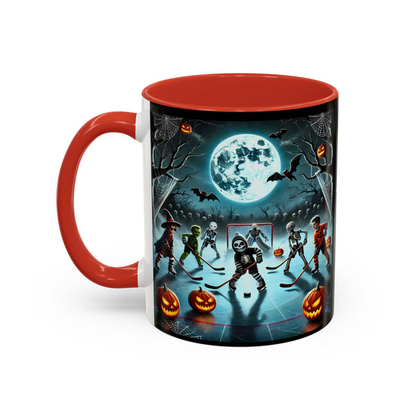 Halloween & Hockey - Accent Coffee Mug - 11oz | 15oz