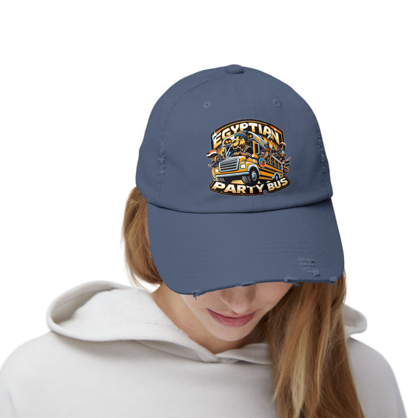 Egyptian Party Bus - Unisex Distressed Cap