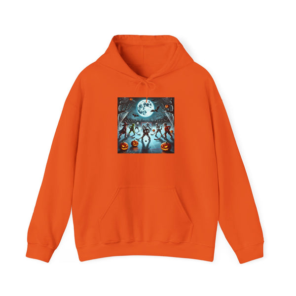 Halloween & Hockey Unisex Heavy Blend Hooded Sweatshirt