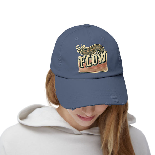 Flow Hockey Hat | Vintage Style Hockey Cap - Flow Hockey Slang for Hair