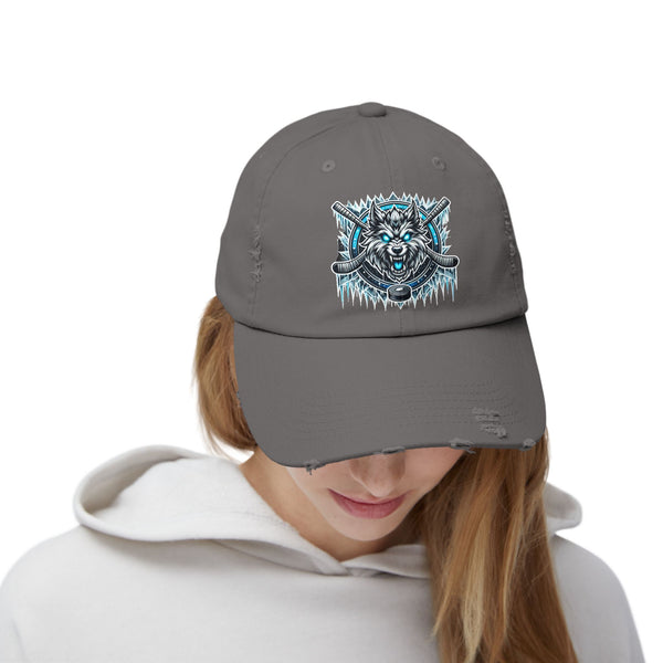Icy Canine Power Hockey Hat - Frostbite Edition