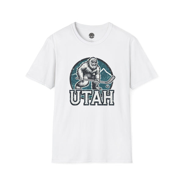 Utah Yeti Hockey Shirt | Vintage Style Hockey T-Shirt