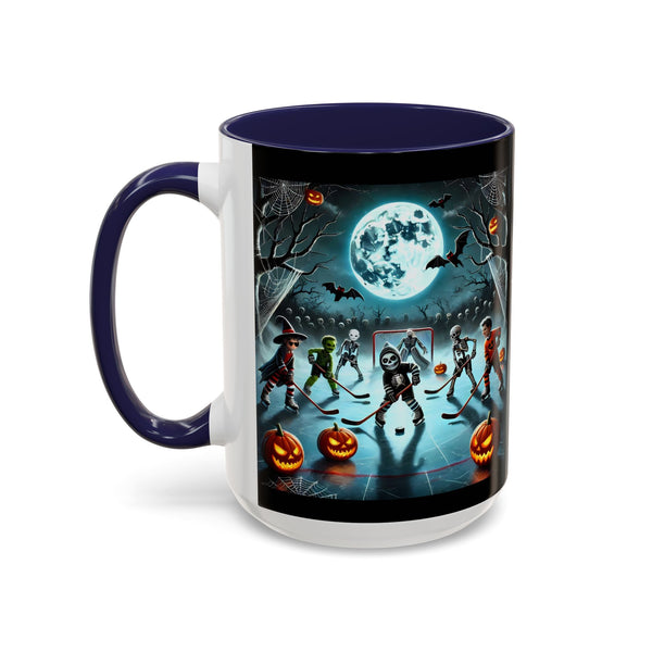Halloween & Hockey - Accent Coffee Mug - 11oz | 15oz