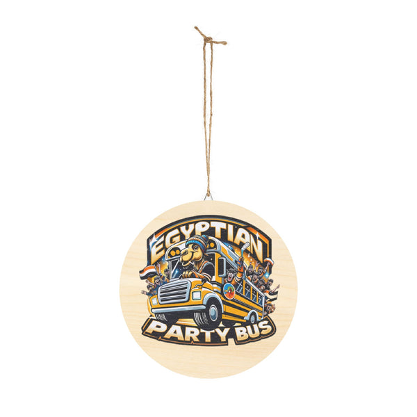Egyptian Party Bus - Wood Signs