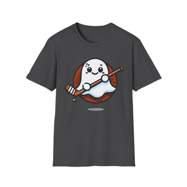 Cute Hockey Ghost - Unisex Softstyle T-Shirt