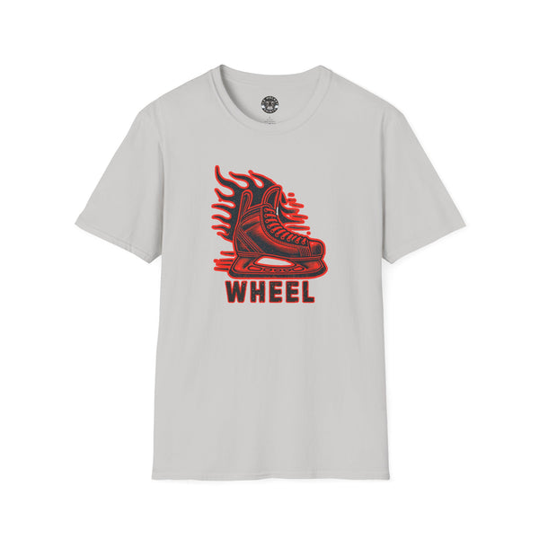 Wheel Hockey Shirt - Vintage Style Hockey T-Shirt | Wheel Slang for Skate Fast