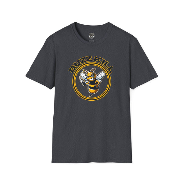 Bee Shirt | Buzz Kill Logo Style Design T-Shirt
