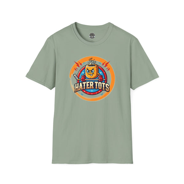Funny Hockey Shirts | Hater Tots Vintage Style Team Logo T-Shirt