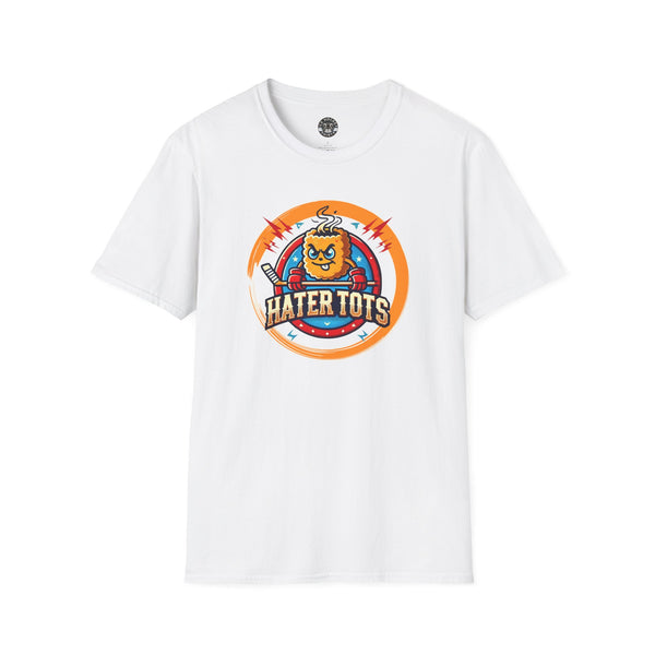 Funny Hockey Shirts | Hater Tots Vintage Style Team Logo T-Shirt