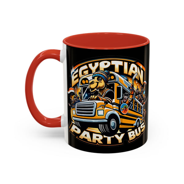 Egyptian Party Bus - Accent Coffee Mug - 11oz | 15 oz