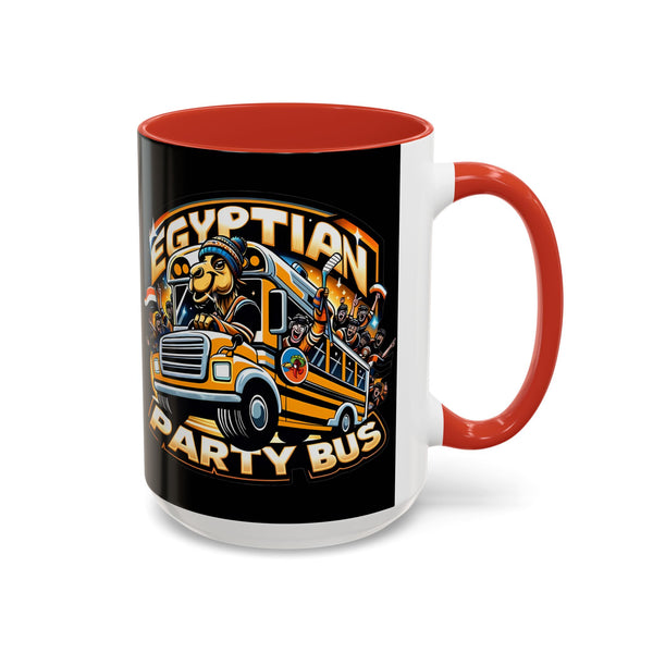 Egyptian Party Bus - Accent Coffee Mug - 11oz | 15 oz