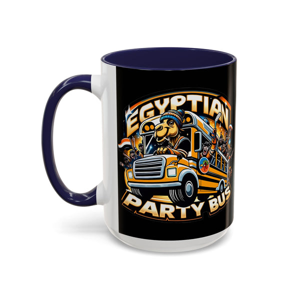 Egyptian Party Bus - Accent Coffee Mug - 11oz | 15 oz