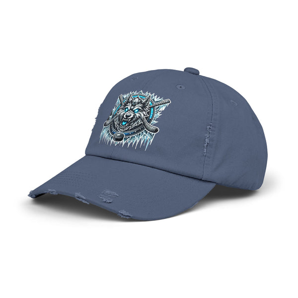 Icy Canine Power Hockey Hat - Frostbite Edition