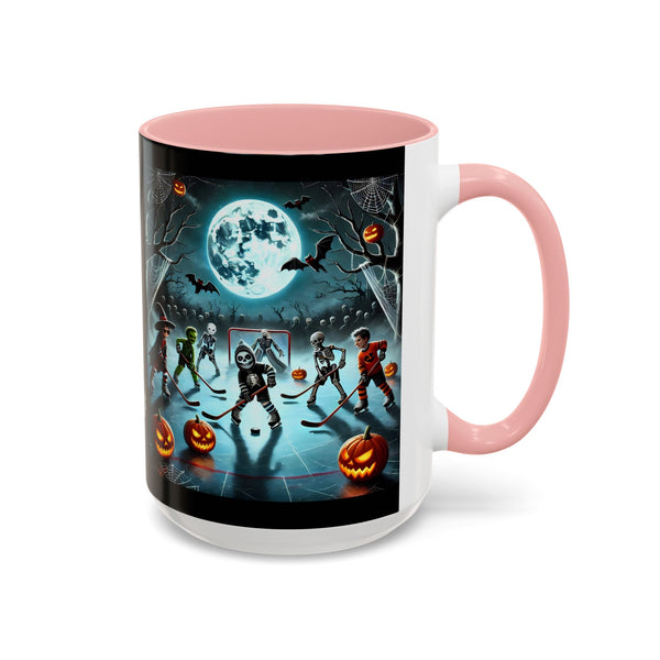 Halloween & Hockey - Accent Coffee Mug - 11oz | 15oz