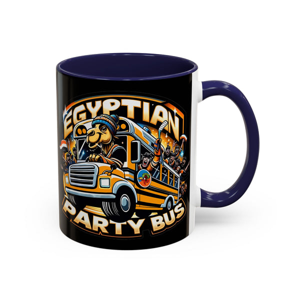 Egyptian Party Bus - Accent Coffee Mug - 11oz | 15 oz
