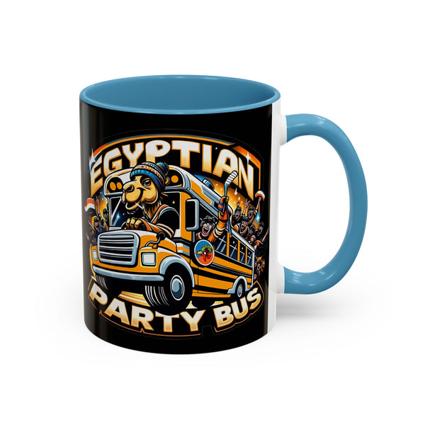 Egyptian Party Bus - Accent Coffee Mug - 11oz | 15 oz