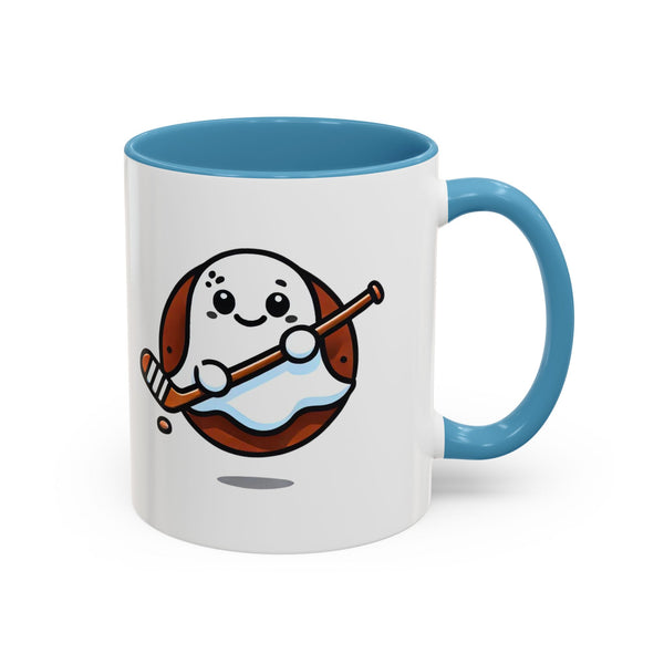 Cute Hockey Ghost - Accent Coffee Mug - 11oz | 15 oz
