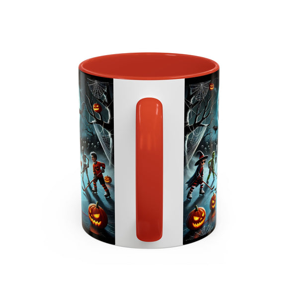 Halloween & Hockey - Accent Coffee Mug - 11oz | 15oz