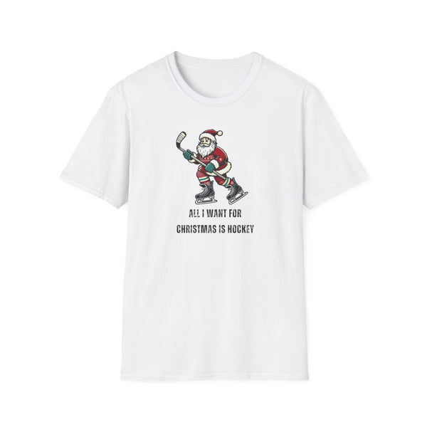Vintage Hockey T-Shirt - Christmas Santa