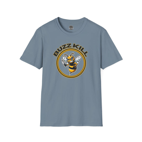 Bee Shirt | Buzz Kill Logo Style Design T-Shirt