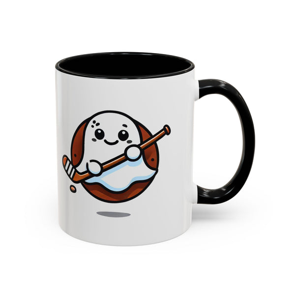 Cute Hockey Ghost - Accent Coffee Mug - 11oz | 15 oz