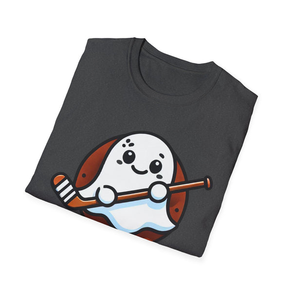 Cute Hockey Ghost - Unisex Softstyle T-Shirt